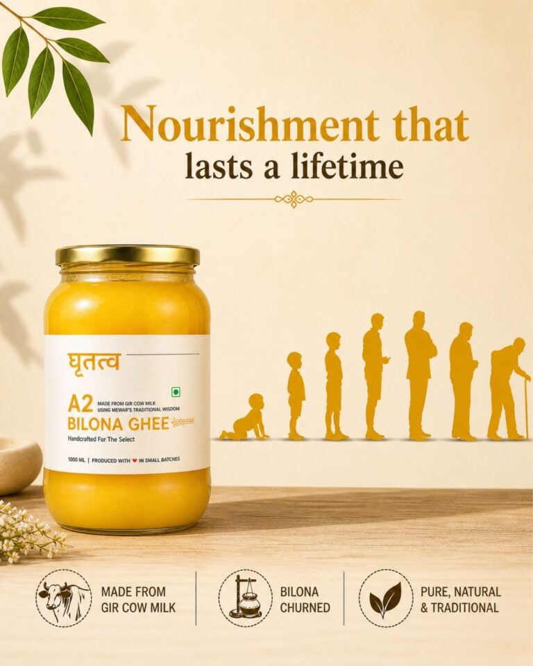 Grameya A2 Bilona Ghee nourishment that lasts a lifetime